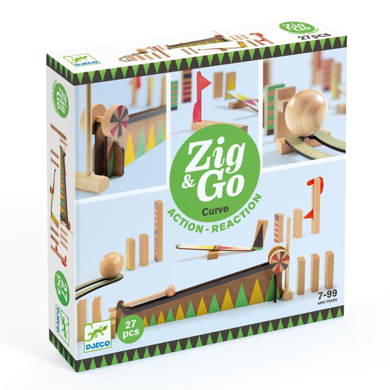 Boite du jeu zig & go 27 pièces Boite du jeu zig & go 27 pièces
