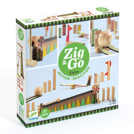 Boite du jeu zig & go 27 pièces