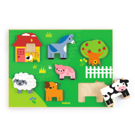 Puzzle relief farm story - Djeco