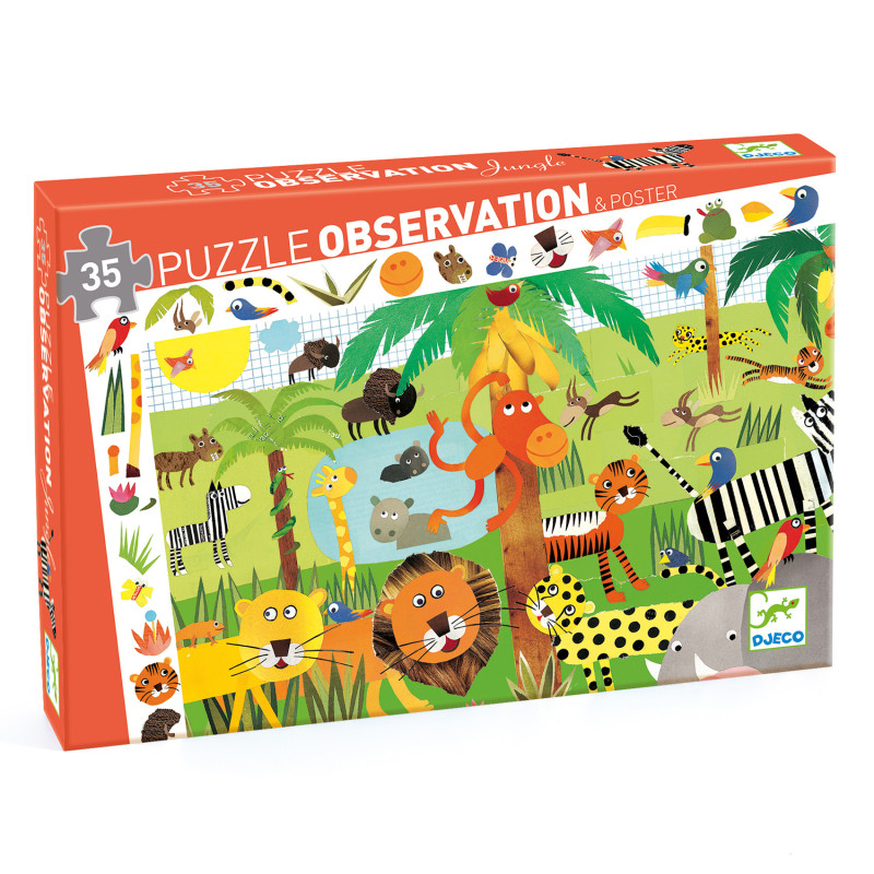 boîte puzzle La Jungle