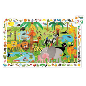 poster puzzle la jungle