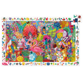 poster puzzle carnaval de Rio