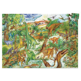 poster puzzle dinosaures