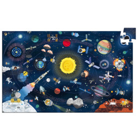 poster puzzle l'espace