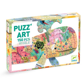 boîte puzzle whale de face