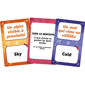 cartes du jeu Shabada