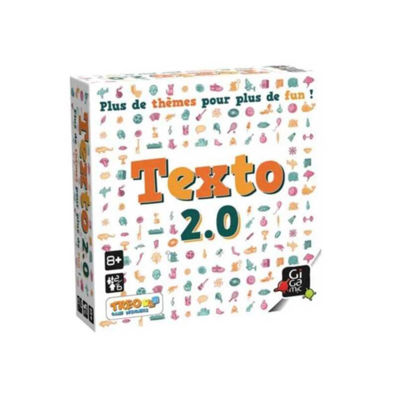 Boite d'emballage du jeu texto 2.0