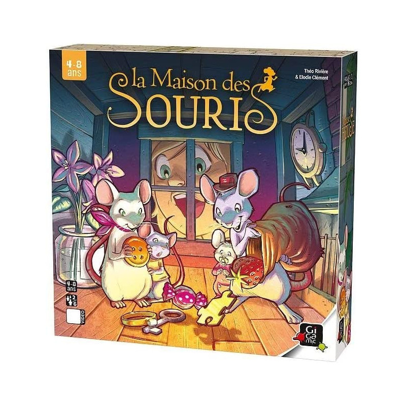 boite d'emballage du jeu La maison des souris