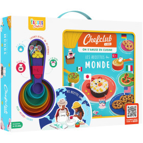 boite d'emballage du jeu coffret kids les recettes du monde