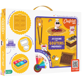 boite d'emballage du jeu Coffret kids je cuisine mes goûters préférés