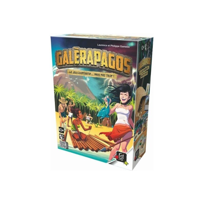 boite d'emballage du jeu Galerapagos