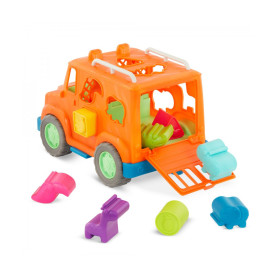jeep safari boîte à formes orange de derrière
