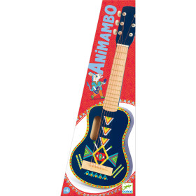 Animambo guitare cordes métalique dans sa boite d'emballage