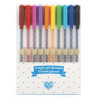 Etui 10 stylos gel classique