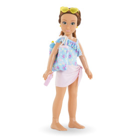 Poupée mannequin Melody à la plage - COROLLE GIRLS - 28 cm