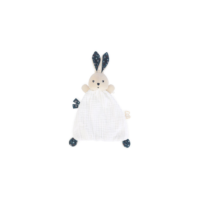 Doudou lapin nature K'doux vu de face