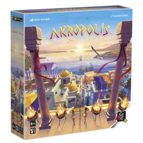 boîte du jeu Akropolis de face