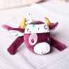 Rosalie la vache - Hochet vibrant mini-dansant sur un lit