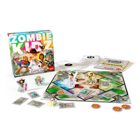 Boîte du Jeu Zombie Kidz et son contenu
