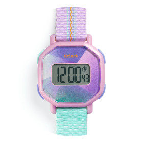 Montre Digitale Purple Prisma