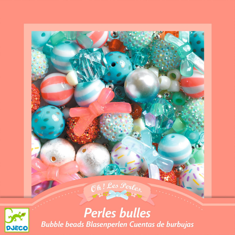 boîte perles bulles argent djeco