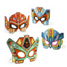 4 modèles de masques super robots