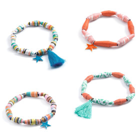 4 modèles de bracelets pop et acidulés