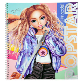 Album à colorier Create your popstar Top Model