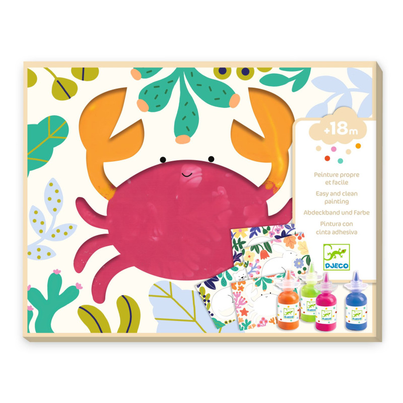 Boîte du coffret Barbouille et Beau Djeco Boîte du coffret Barbouille et Beau Djeco