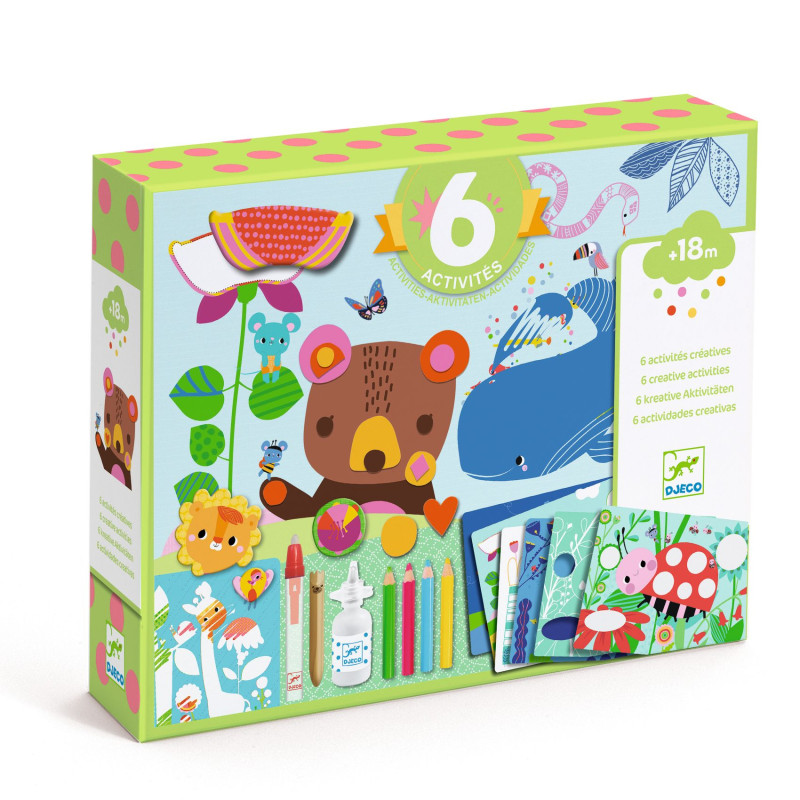 boîte coffret multi activités la souris et ses amis djeco boîte coffret multi activités la souris et ses amis djeco