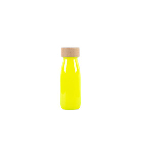 Bouteille sensorielle jaune fluo