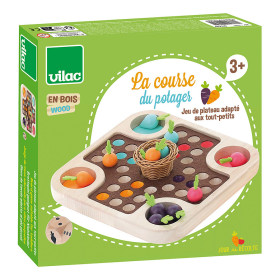 Boîte du jeu la course du potager