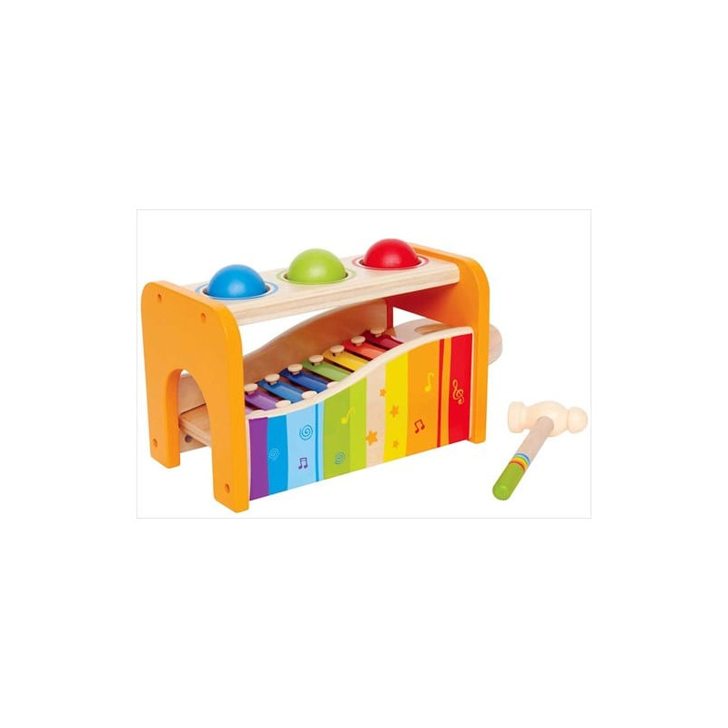 banc à marteler avec xylophone