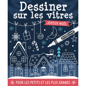 Couverture du coffret Dessiner sur les vitres - Joyeux Noël