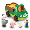 Freddie le camion de la ferme avec ses animaux et son personnage au sol