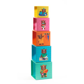 5 cubes en tour du jeu topanihouse djeco
