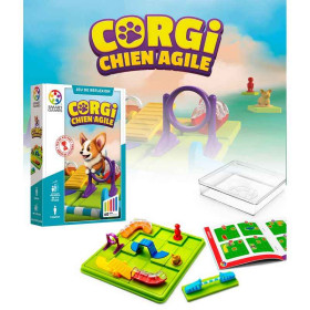 boîte du jeu corgi chien agile et son contenu