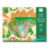 coffret coloriage bois dino world - djeco