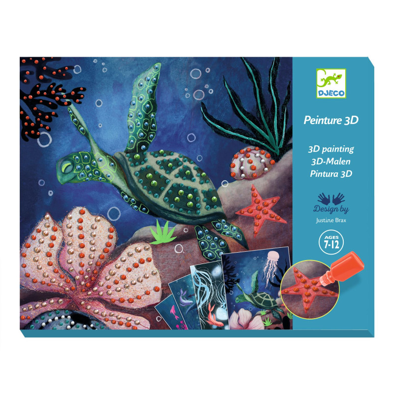 coffret peinture 3D Abysses - Djeco