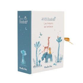 Première de couverture du Coffret naissance sous mon baobab