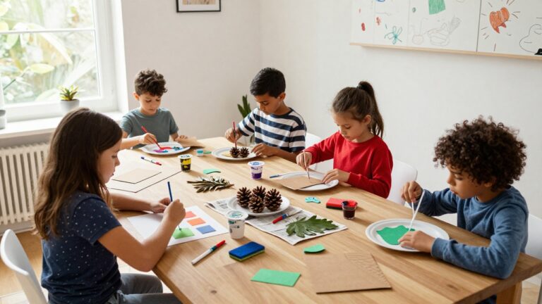 Activités manuelles pour les 6-10 ans avec loisirs créatifs adaptés
