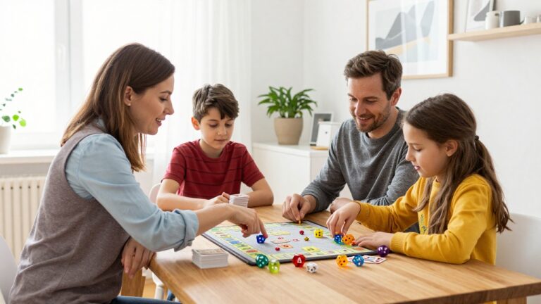 Image illustrant des jeux de dès et activités ludiques avec dés