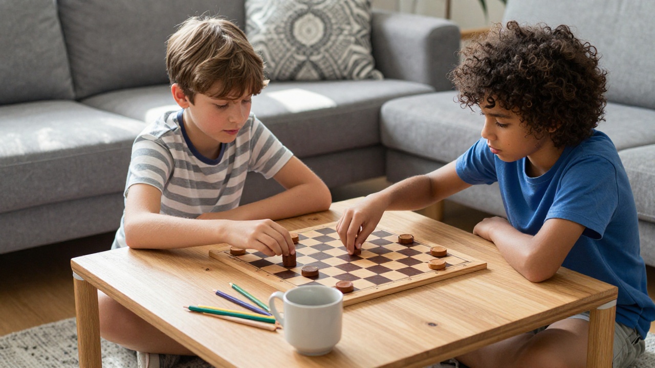 Illustration des règles du jeu de dames et instructions du jeu de plateau